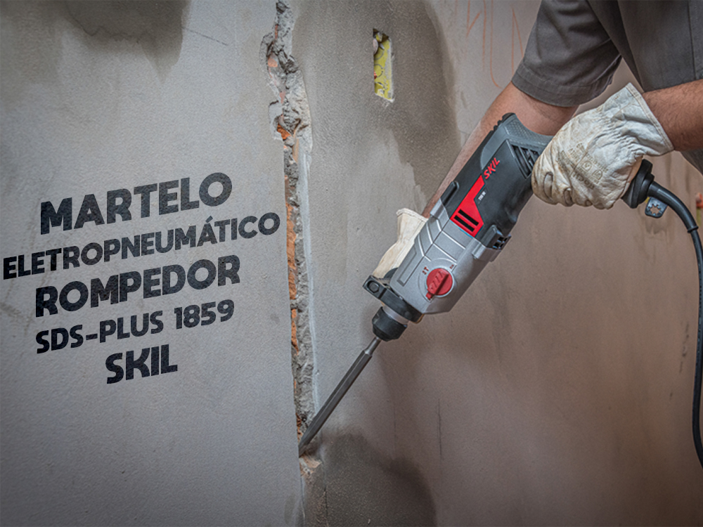 Martelo Eletropneumático Rompedor SDS-PLUS 1859 220V Skil